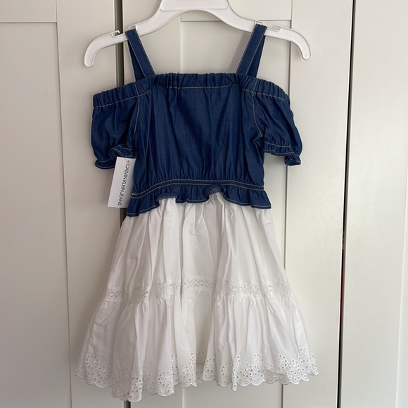 Calvin Klein Jeans Toddler Girl Dress *6 - Picture 4 of 6